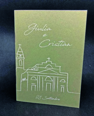 Libretto messa in carta kraft verde