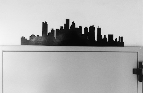 Skyline adesivo per pareti