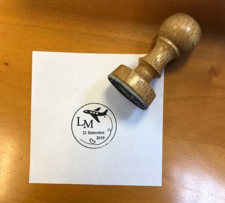 Timbro Personalizzato tema viaggio