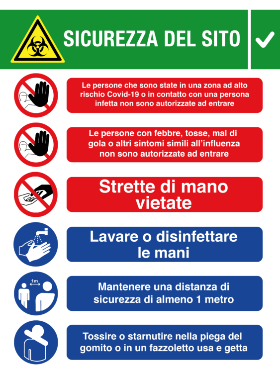 Cartello per cantiere (sicurezza del sito)